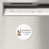 Sokrates Zitat 2b Magnet (In Situ (Geschirrspüler))