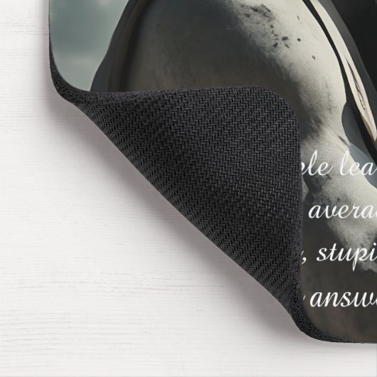 Sokrates Zitat (Smart People) Maus-Pad Mousepad (Ecke)