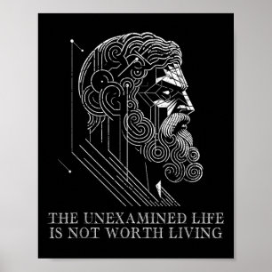 Sokrates zitiert Stoikismus Sprichwort unerwartet Poster