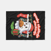 Soks, Stuffings, & Stockings, Soky Ghost Chris Fleecedecke (Vorderseite (Horizontal))