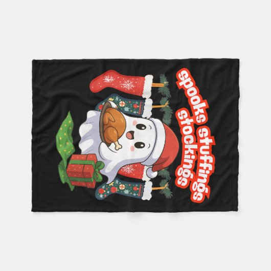 Soks, Stuffings, & Stockings, Soky Ghost Chris Fleecedecke (Vorderseite (Horizontal))