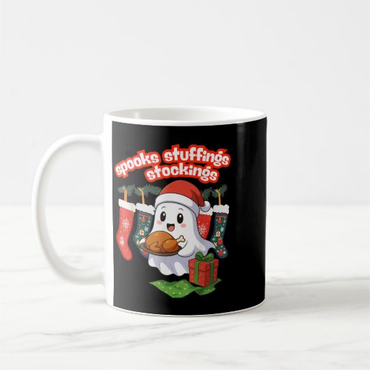 Soks, Stuffings, & Stockings, Soky Ghost Chris Kaffeetasse (Links)