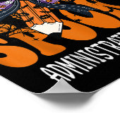 Soky Administrative Istant Halloween-Schule Poster (Ecke)