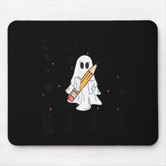 Soky Bilingual Teacher Halloween School Mousepad (Vorne)