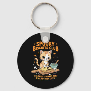 Soky Biscuits Club Cat Funny Halloween Backen Schlüsselanhänger