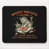 Soky Biscuits Club Cat, Funny Halloween Baking Mousepad (Vorne)