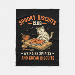 Soky Biscuits Club Funny Halloween Cat Baking Fleecedecke