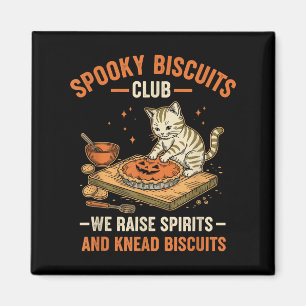 Soky Biscuits Club Funny Halloween Cat Baking Magnet