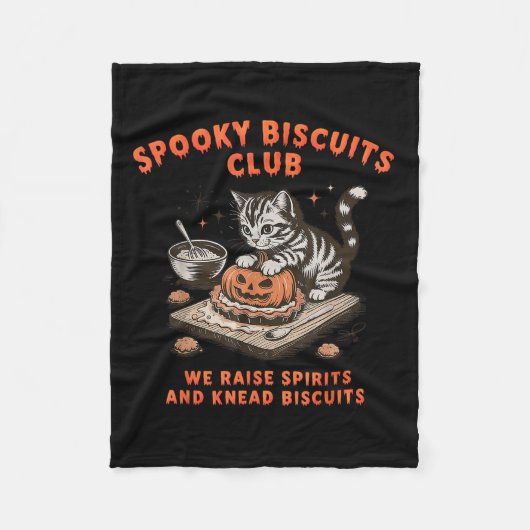 Soky Biscuits Club Halloween Backen Fleecedecke (Vorderseite)
