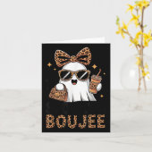 Soky & Boujee Ghost Coquette Leopard Boo Jee H Karte (Gelbe Blume)