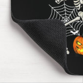 Soky Dabbing Pumpkin Head Skeleton Halloween Skele Mousepad (Ecke)