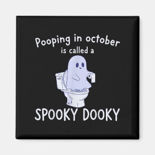 Soky Dookie Funny Ong im Oktober Ghost Halloween Magnet