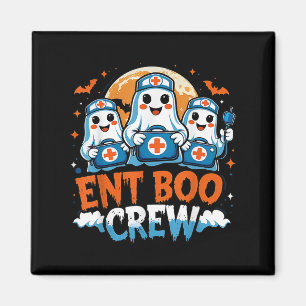 Soky Ent Boo Crew Nurse Halloween Ghost Otolaryngo Magnet