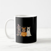 Soky Ghost Blue Heeler Pumpkin Halloween Dog Lover Kaffeetasse (Links)