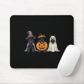 Soky Ghost Scottierrier Pumpkin Halloween Dog Love Mousepad (Mit Mouse)