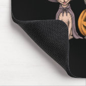 Soky Ghost Sphynx Cat Lover Pumpkin Halloween Long Mousepad (Ecke)