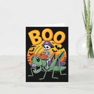 Soky Grhopper Kostüm auf Boo Grhopper Halloween Karte