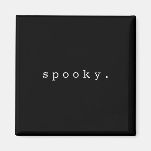 Soky Halloween Subtile Minimal Fall Funny Kostüm Magnet (Vorne)