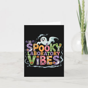 Soky Laboratory Vibes Ghost Halloween Scientist La Karte