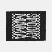 Soky Mama Retro Halloween Season Witch Quote Sayin Fleecedecke (Vorderseite (Horizontal))
