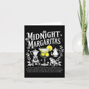 Soky Midnight Margaritas Funny Halloween Drink Karte