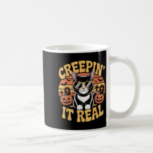 Soky Niedlich Creen' it Real Funny Cat Halloween P Kaffeetasse