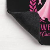 Soky Nk Ghost Halloween Oktober Brustkrebs Krieg Mousepad (Ecke)