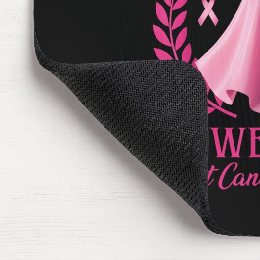 Soky Nk Ghost Halloween Oktober Brustkrebs Krieg Mousepad (Ecke)