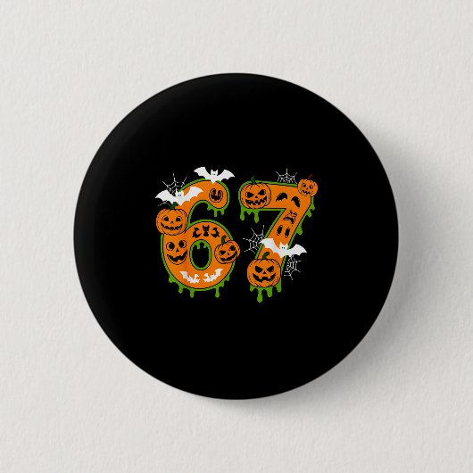 Soky Number 67 In Halloween For Everyone  Button (Vorderseite)