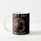 Soky Ossum S Let's Get Smashed Creepy Gift  Kaffeetasse (Links)