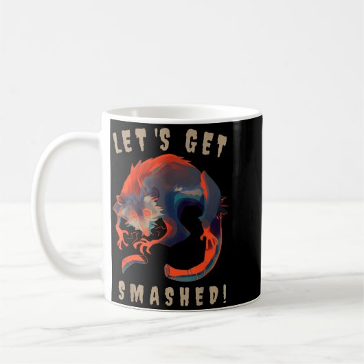 Soky Ossum S Let's Get Smashed Creepy Gift Kaffeetasse (Links)