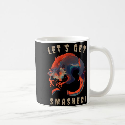 Soky Ossum S Let's Get Smashed Creepy Gift  Kaffeetasse (Rechts)