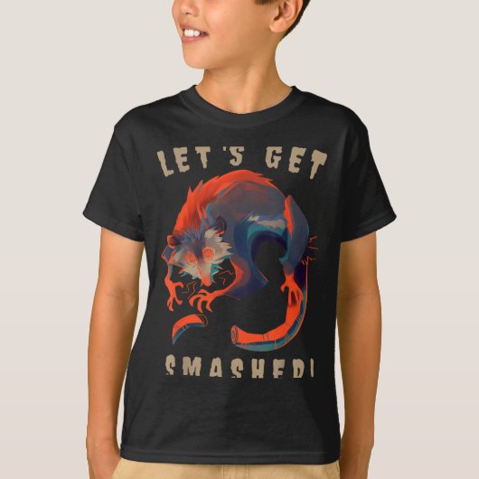 Soky Ossum S Let's Get Smashed Creepy Gift T-Shirt (Vorderseite)