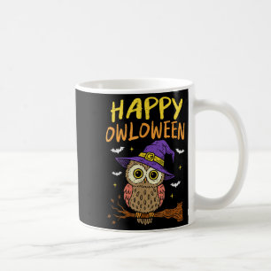 Soky Owl Happy Owloween Witz Halloween Bird Kaffeetasse