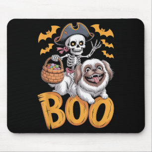 Soky Peke Kostüm auf Boo Pekingese Halloween Mousepad