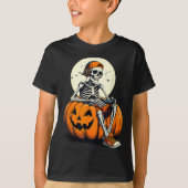 Soky Pumpkin & Skeleton Gamer Tee _ Jungen &am (Vorderseite)