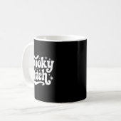 Soky Retro Halloween Witch Quote Saying Bats Gift  Kaffeetasse (Vorderseite Links)