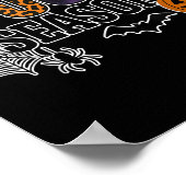 Soky Season Halloween-Kürbis Halloween Mädchen Fra Poster (Ecke)