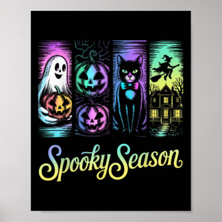 Soky Season Halloween Vintage Halloween Horror Nac Poster