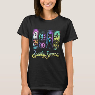 Soky Season Halloween Vintage Halloween Horror Nac T-Shirt