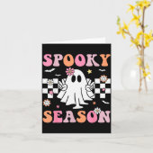 Soky Season Happy Halloween Retro Ghost Soky Women Karte (Gelbe Blume)