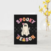 Soky Season Retro Happy Halloween Ghost Women Todd Karte (Gelbe Blume)