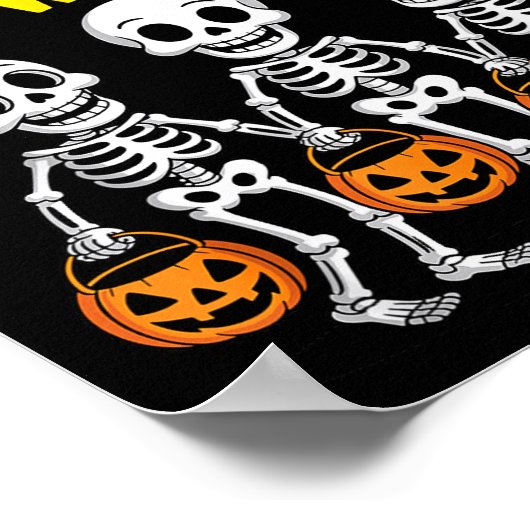 Soky Skeleton Down Syndrome Awareness Extra Chromo Poster (Ecke)