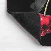 Soky Summer Skull Cherry Halloween Coquette Bow Ha Mousepad (Ecke)