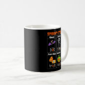 Soky Syllables Funny Halloween Educational Teacher Kaffeetasse (VorderseiteRechts)