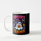 Soky Teacher Cute Ghost Reading Book Funny Hallo  Kaffeetasse (Links)