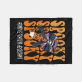 Soky Verwaltungsinstant Halloween Schule  Fleecedecke (Vorderseite (Horizontal))
