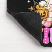 Soky Vibes Ghost Retro Groovy Halloween Women Girl Mousepad (Ecke)