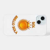 Sol Brillo Sola iPhone Case – Inspirational Logo P 15 Hülle (Rückseite (Horizontal))