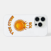 Sol Brillo Sola iPhone Case – Inspirational Logo P Hülle (Rückseite (Horizontal))